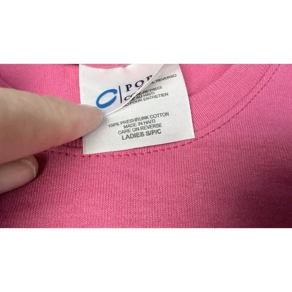 I Love Guns And Coffee Pink Short sleeve T Shirt Small 1n - Picture 2 of 6